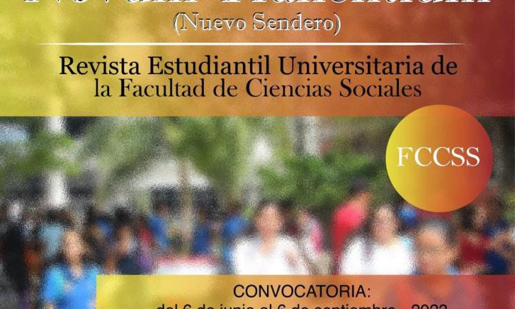 La Facultad de Ciencias Sociales recibirá los trabajos de los estudiantes para la revista Nuevo Sendero