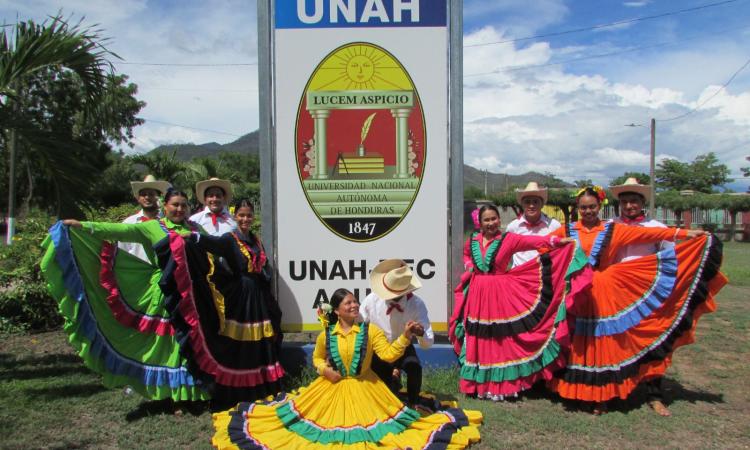 Cuadro de Danza Folclórica de UNAH Tec-Aguán competirá por primera vez en el III Festival Nacional del Señor de la Sierra 