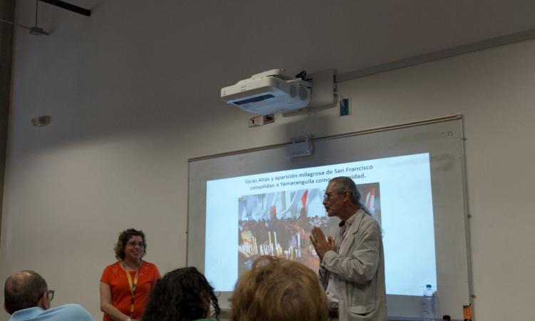 UNAH organiza charla sobre cosmovisión lenca a cargo del antropólogo Jorge Federico Travieso