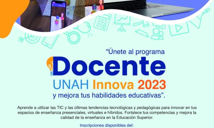 Convocan a docentes para programa docente UNAH Innova 2023