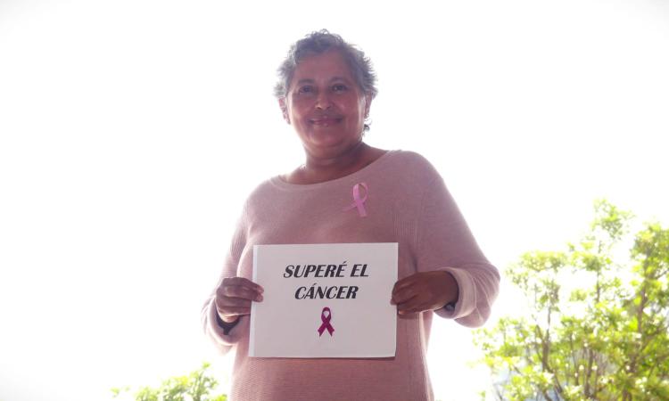Ser positiva es la primera lucha contra el cáncer: Delma Pineda