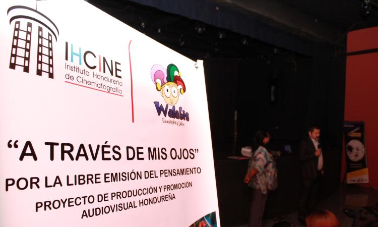 Cinemateca Universitaria presentó cortos hondureños del proyecto "A través de mis ojos”