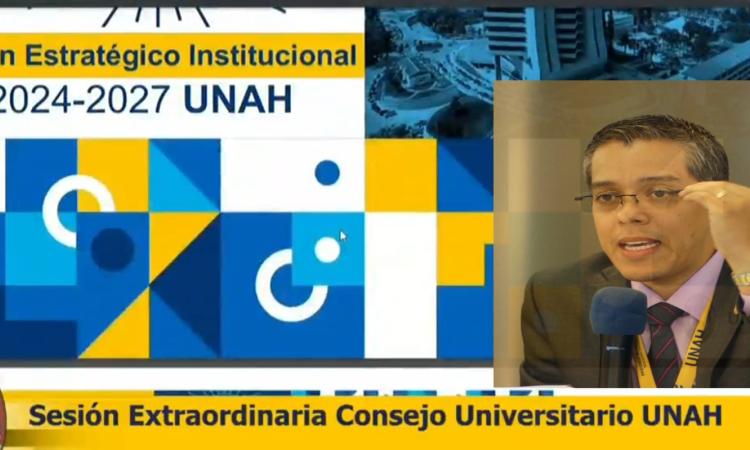 Rector Fernández presentó ante el Consejo Universitario el Plan Estratégico 2024-2027