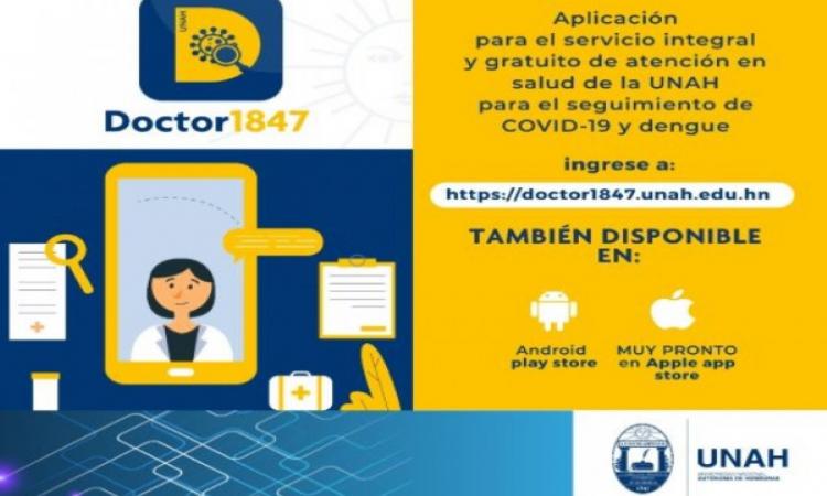 "App Doctor 1847 ayudará a mitigar el impacto en la salud de los hondureños”, rector de la UNAH