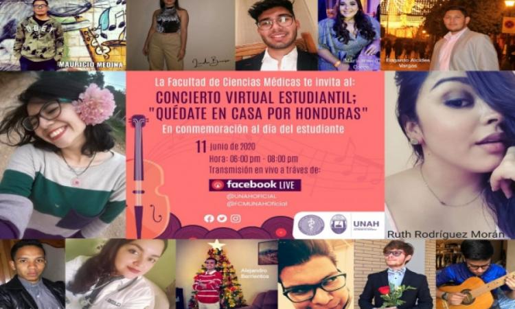 UNAH conmemoró Día del Estudiante con concierto virtual