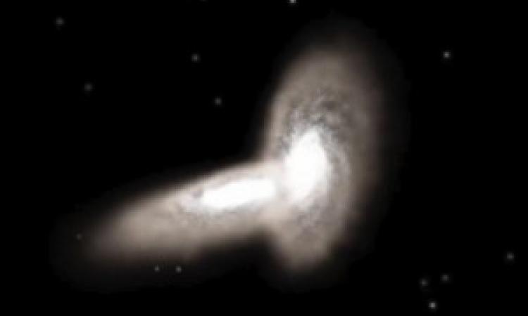 Colisiones de galaxias y origen de las estrellas