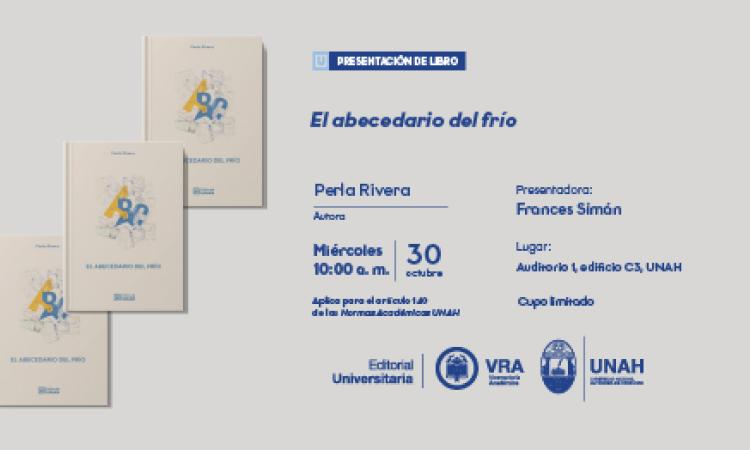 Editorial UNAH presentará «El abecedario del frío»