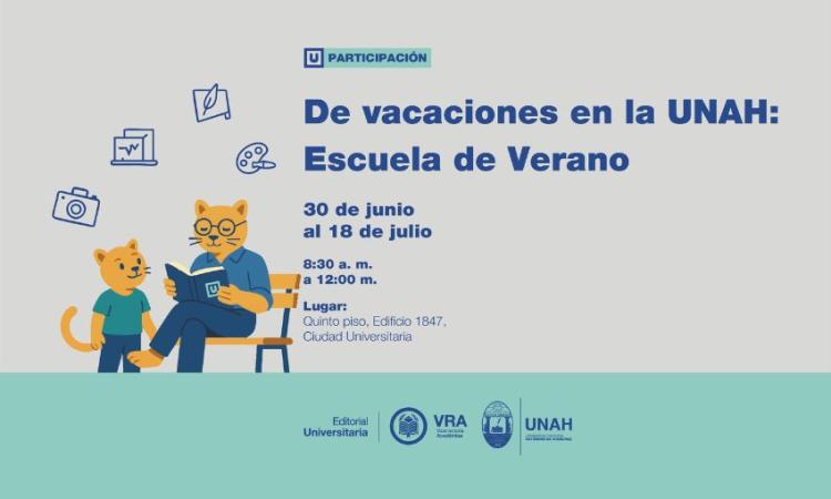 La Editorial Universitaria participa en la Escuela de Verano de la UNAH con libros para todas las edades