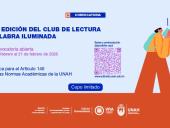 Departamento de Letras abre convocatoria al Club de Lectura Palabra Iluminada