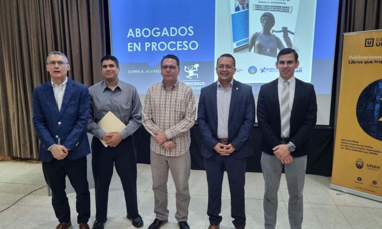 Editorial UNAH en colaboración con Guancasco Editorial presentan el libro «Abogados en procesos» de Edwin Alvarenga