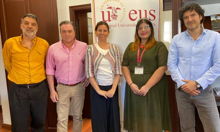 Editora de la UNAH realiza movilidad internacional en la Universidad de Sevilla