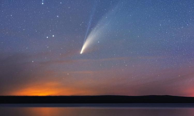 Cometa NEOWISE visible al atardecer en Honduras Julio de 2020