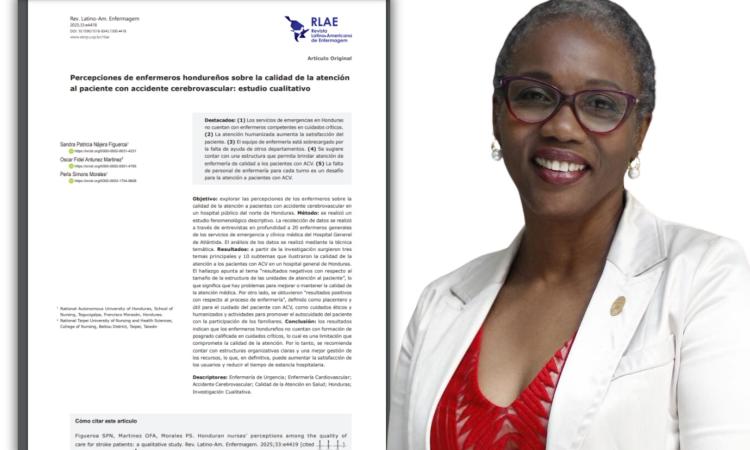 Decana participa en estudio sobre la calidad de atención en pacientes con accidentes cerebrovasculares