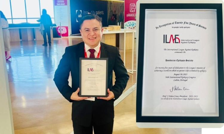 Sociedad Hondureña de Epilepsia es reconocida por su trayectoria de más de 25 años