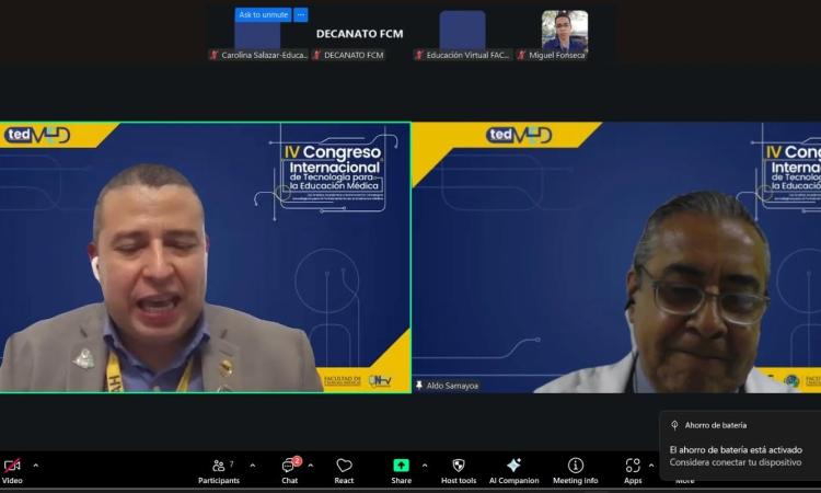 Decano de la FCM-UNAH presenta innovación educativa en congreso internacional