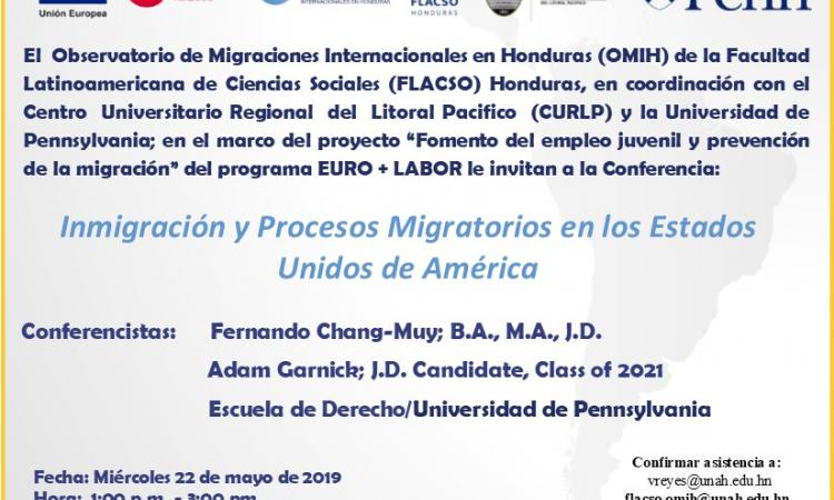  Conferencia:Inmigración y Procesos Migratorios en los Estados Unidos de América.