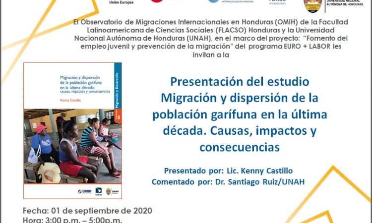 Presentación del estudio: "Migración y dispersión de la población garífuna en la última década: causas, impactos y consecuencias".