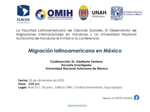 Conferencia migracion latinoamericana en Mexico2