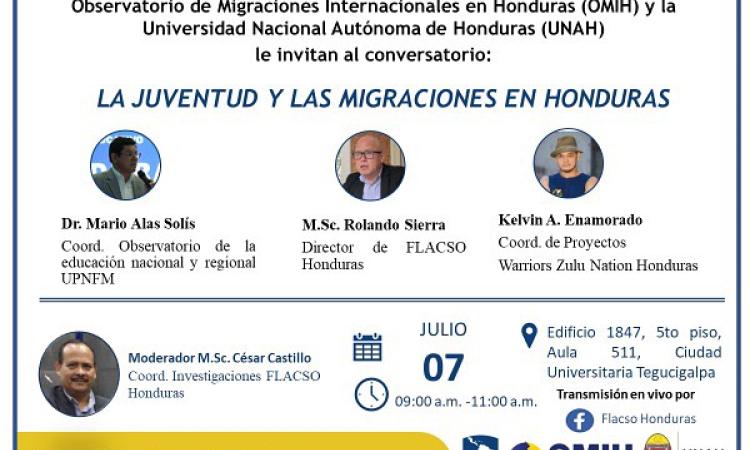 Conversatorio: La juventud y las migraciones en Honduras. 