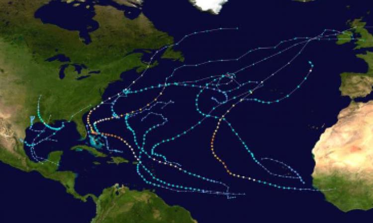 Informe Temporada de Ciclones Tropicales Sobre el Océano Atlántico y Pacífico.