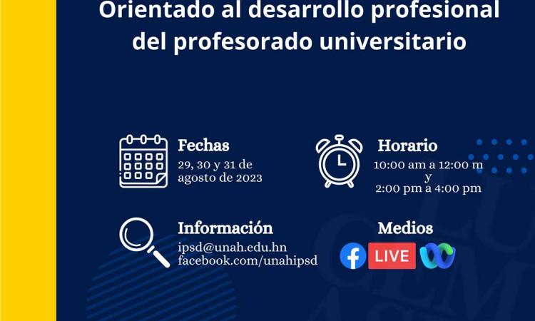 II Ciclo de conferencias: Orientado al desarrollo del profesorado universitario