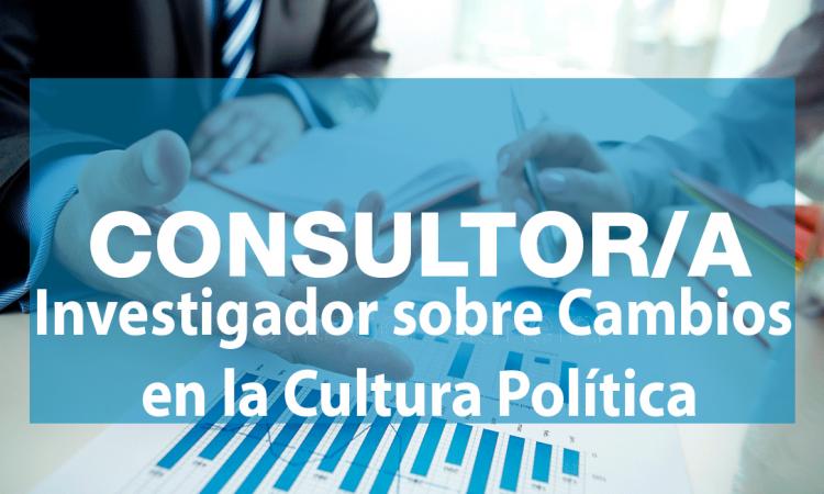 Consultoría para investigación HONDURAS 1980-2017- CAMBIOS EN LA CULTURA POLÍTICA 