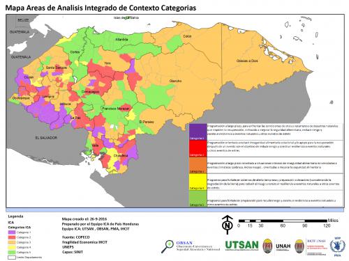 Mapa Areas ICA Categorias