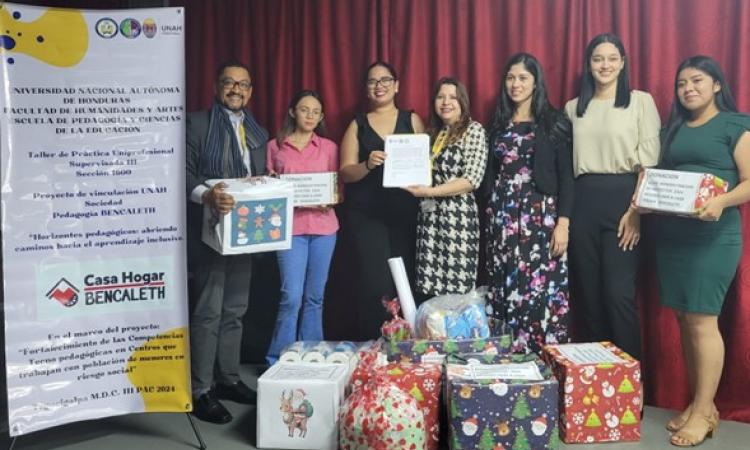 Proyecto de vinculación UNAH-Sociedad- Casa Hogar Bencaleth