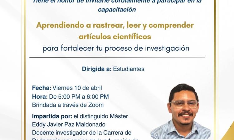 Capacitación Virtual: Fortaleciendo las Competencias Investigativas del Estudiantado de Pedagogía