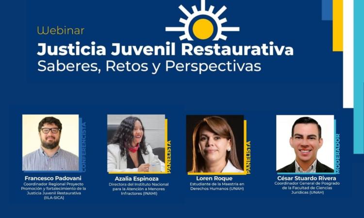 Webinar sobre Justicia Juvenil Restaurativa reúne a más de 470 participantes en un diálogo regional