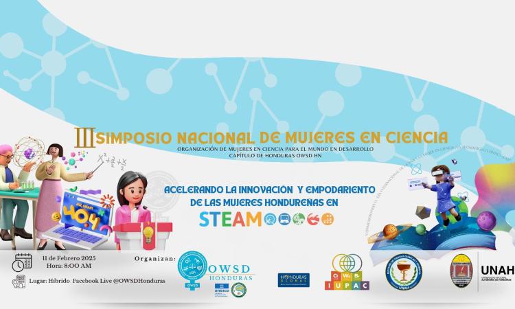 UNAH y OWSD Honduras organizan el "III Simposio Nacional de Mujeres y Niñas en Ciencia", ¿cómo asistir?
