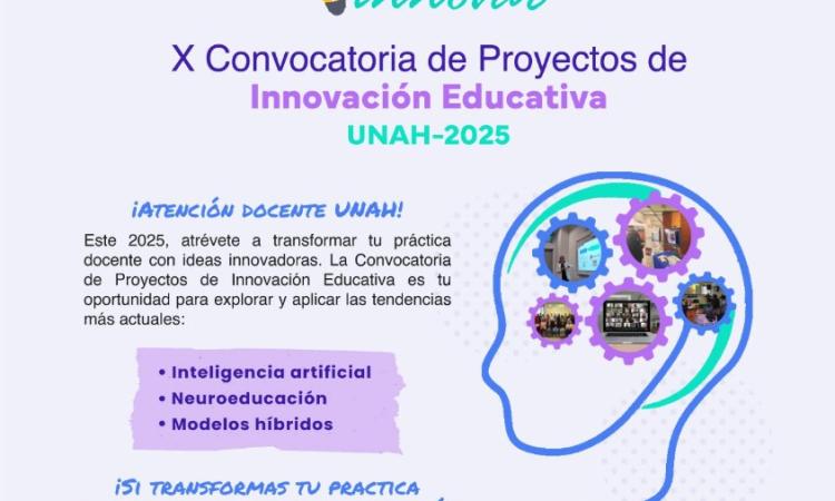 UNAH lanza convocatoria para proyectos de innovación pedagógica potenciados por tecnología
