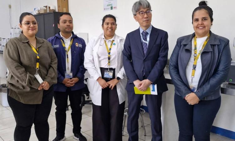 JICA realiza recorrido en Ciudad Universitaria para conocer sus instalaciones y proyectos