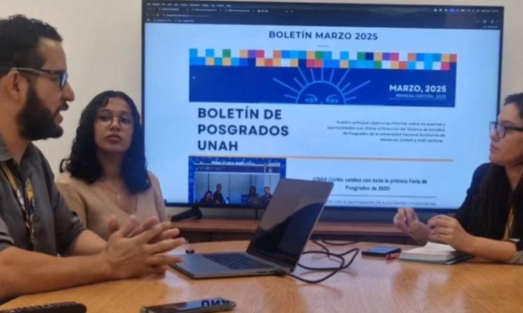 Lanzan Boletín de Posgrados en la UNAH