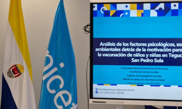 Investigación de la UNAH expone las causas del descenso de la vacunación infantil 