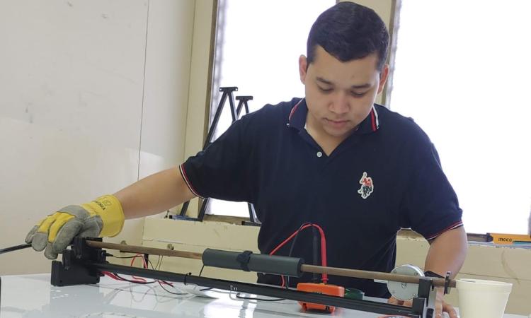 Estudiante de la UNAH participará en prestigioso programa de investigación nuclear en Suiza