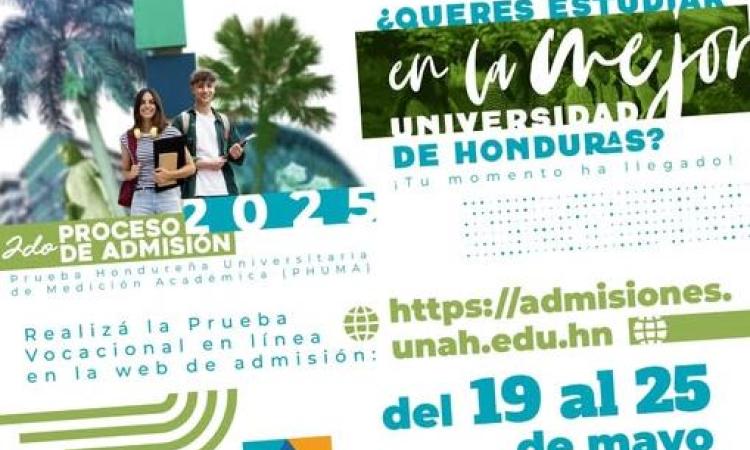 ¿Querés estudiar en la UNAH? Realizá la Prueba Vocacional e iniciá el proceso de admisión 