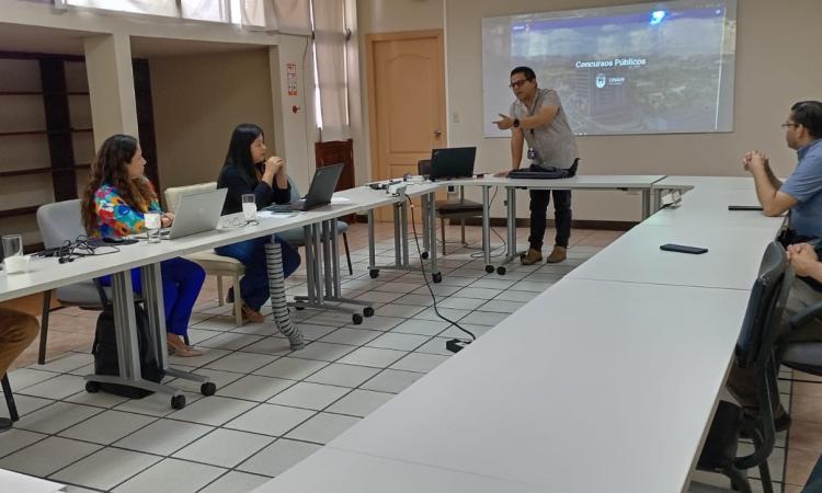 SEDP y DEGT trabajan en herramienta para agilizar concursos públicos en la UNAH