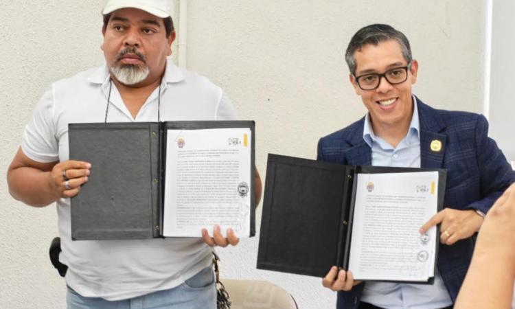 UNAH Campus Comayagua firma convenio con la Municipalidad de San Antonio 