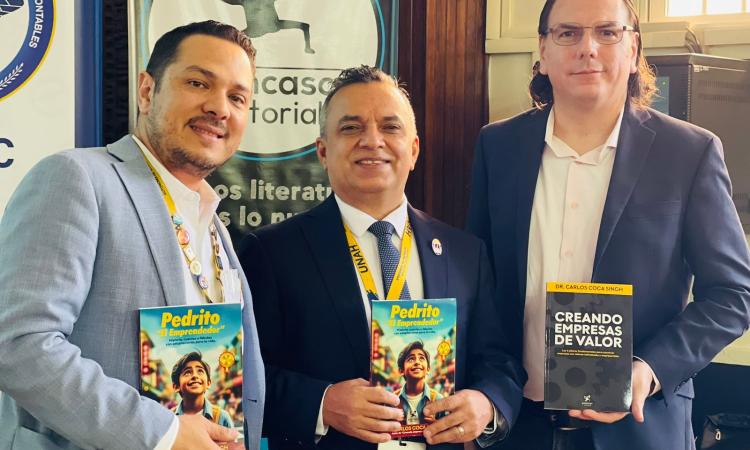 La UNAH fue escenario de inspiración, educación y emprendimiento tras la presentación del libro “Pedrito el emprendedor”