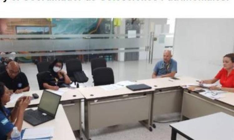 Funcionarios de la Dirección de Cultura visitan Campus Cortés