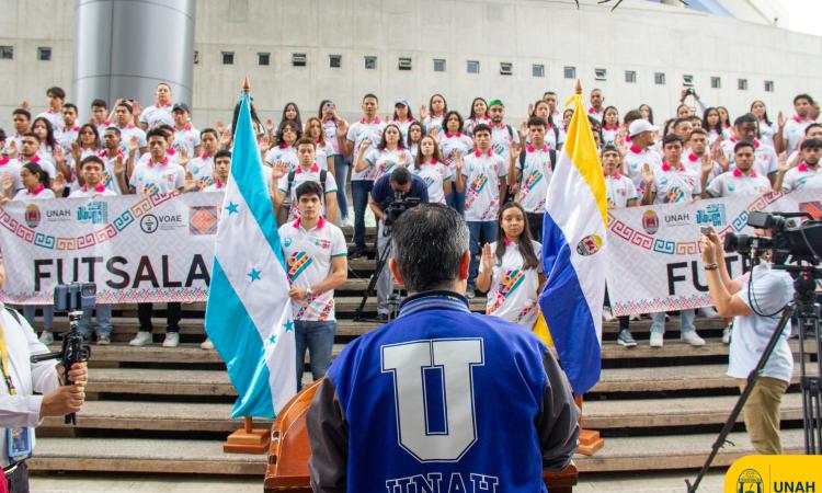 UNAH juramenta delegación deportiva que representará al país en los próximos Juduca