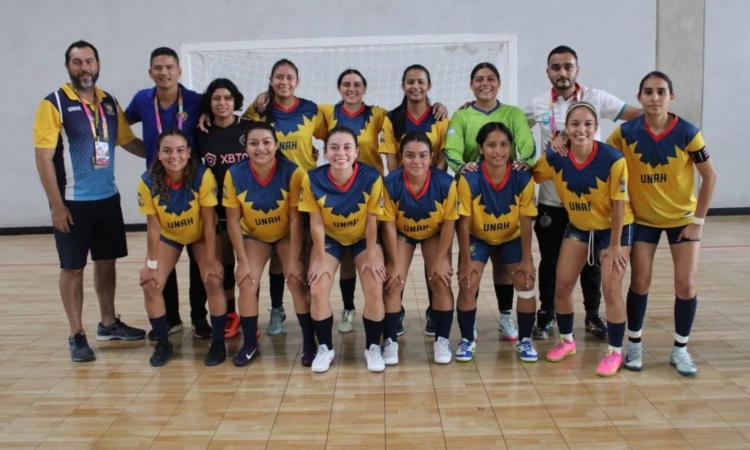 Inicio prometedor para la UNAH con gran actuación femenina y duro empate en futsala masculino