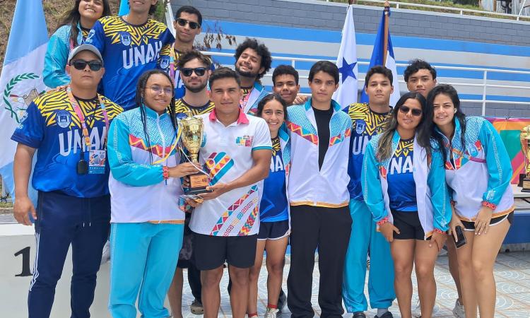 Con brazadas de bronce, la UNAH logró subirse al podio y la USAC quedó campeona