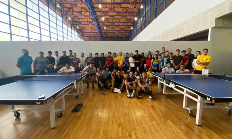 Estudiantes de la Carrera de Educación Física realizan torneo individual de Tenis de Mesa
