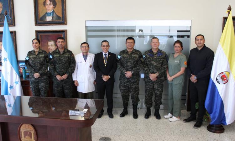 UNAH y Hospital Militar firmarán convenio de colaboración para beneficiar a pacientes y estudiantes  