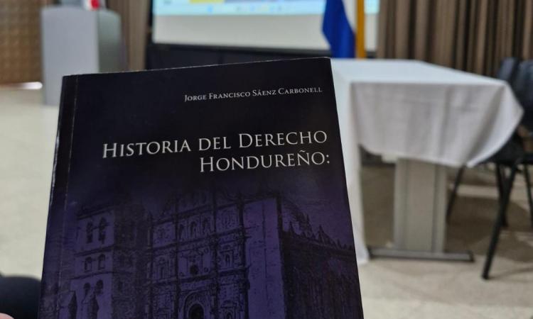 Profesor costarricense publica libros sobre la Historia del Derecho en Honduras 