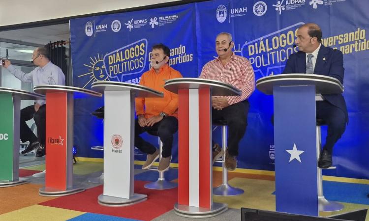 UNAH y USAP efectuaron con éxito cuarta edición de Diálogos Políticos con candidatos a diputados de Cortés