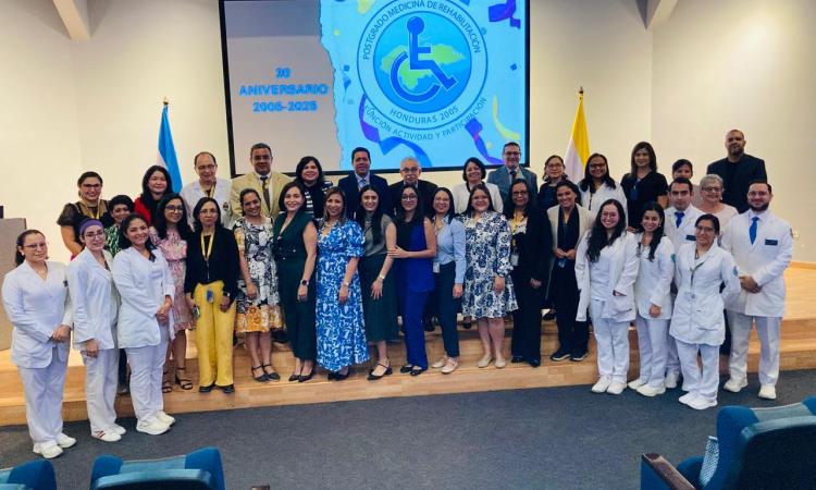 Posgrado en Medicina Física y Rehabilitación celebra 20 años sirviendo a la sociedad hondureña