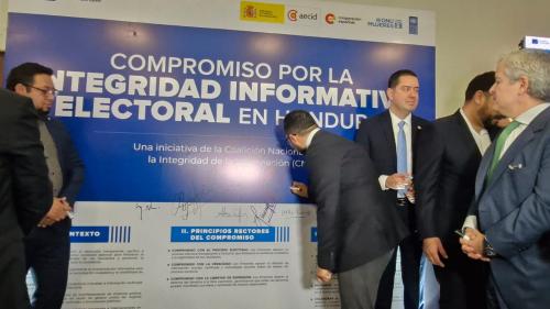 Compromiso por la integridad informativa electoral en Honduras 3